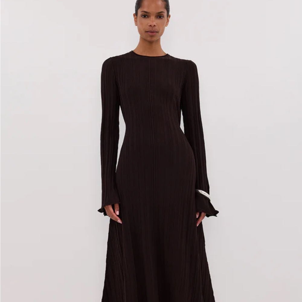 DISSH Brown Long Sleeve Dress